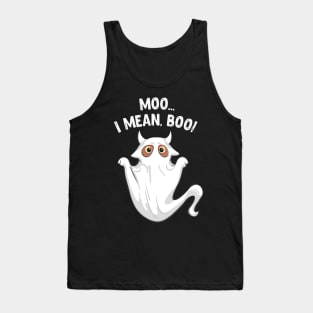 Moo I Mean Boo Tank Top